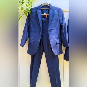 Boys size 12 Navy blue suit set. NWOT. Stafford